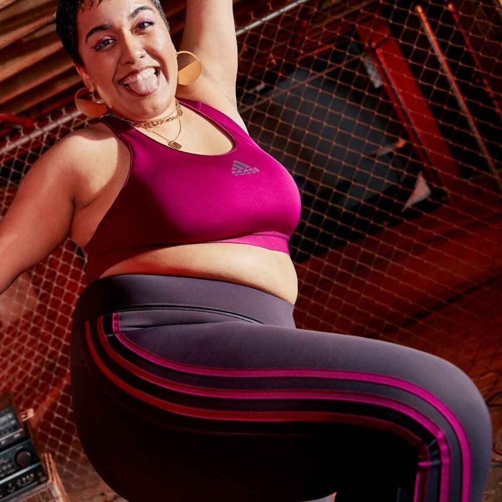 NEW adidas 3-Stripe Believe This 7/8 Plus Size - Picture 6 of 11